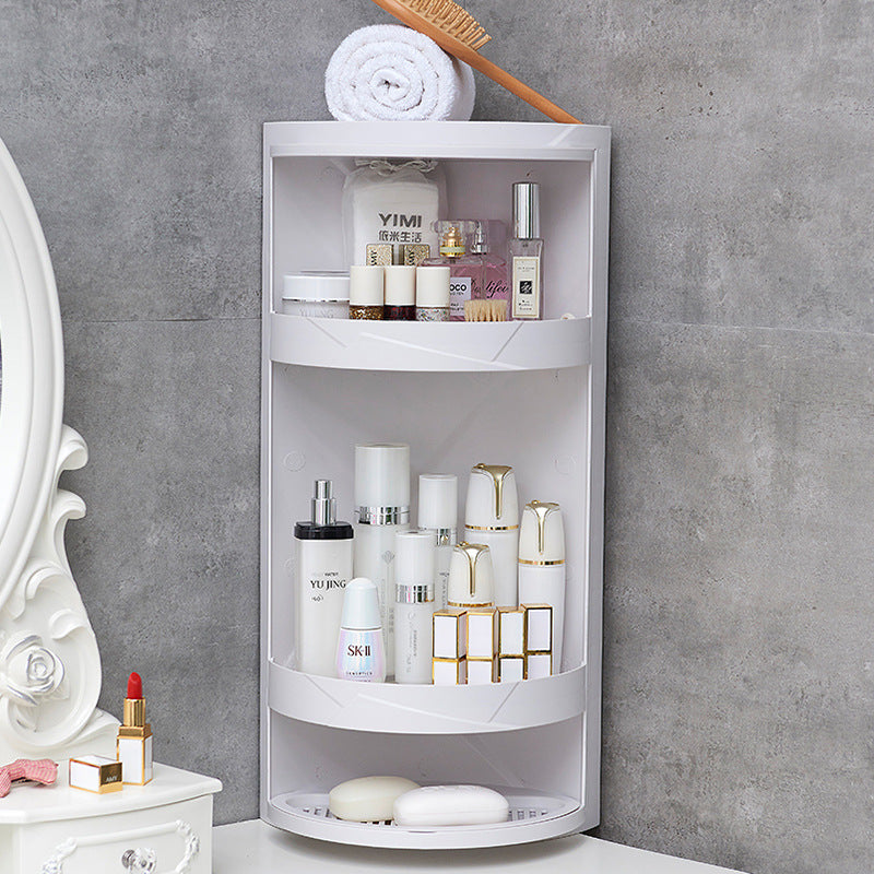 Bathroom storage rack punch-free wall-hanging