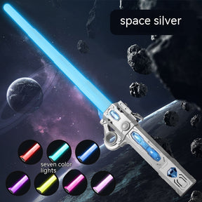 Laser Sword Two-in-one Luminous Toy Telescopic Light Stick