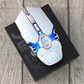 Silver eagle ghost shark gaming mechanical mouse