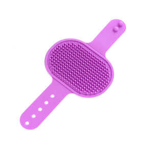 Pet bath brush soft cleaning silicone dog bath brush