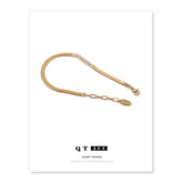 Brass gold plated/transparent  korean style retro