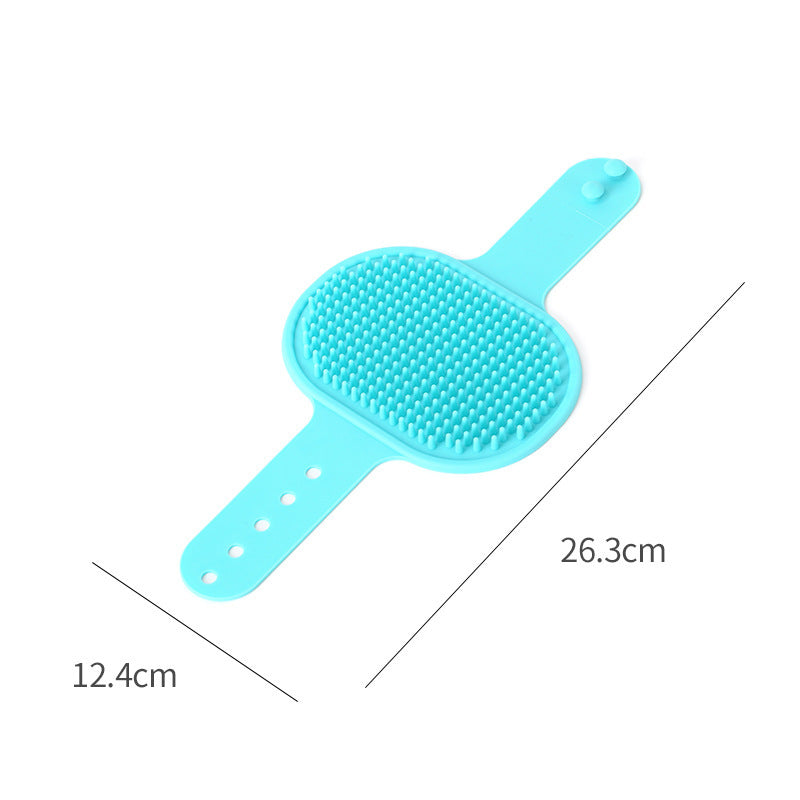 Pet bath brush soft cleaning silicone dog bath brush