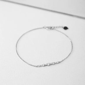 S925 sterling silver gold plated rai diamond bracelet