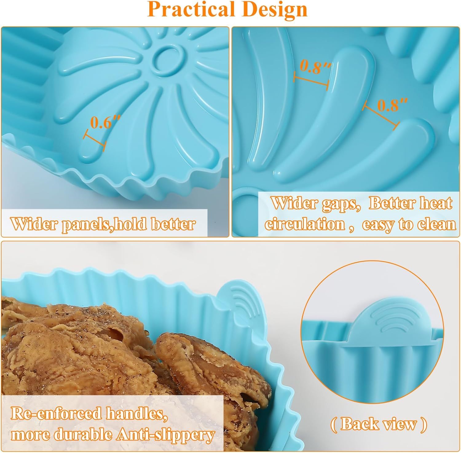 Silicone Air Fryer Liner Basket